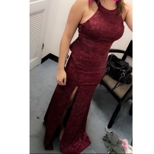 Maroon dress